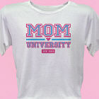 Mom University Personalized Scoop-Neck T-Shirt